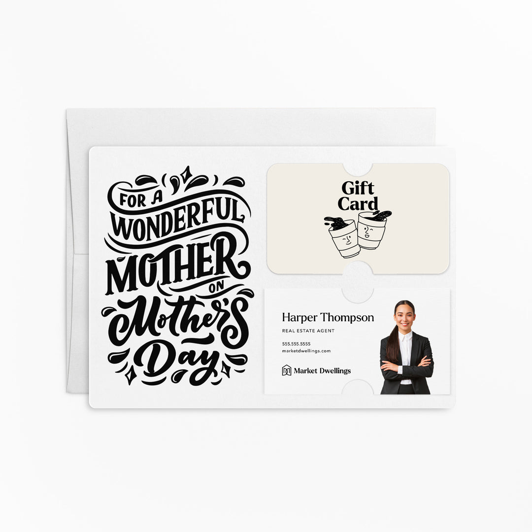 Set of Mother's Day Gift Card & Business Card Holder Mailer | Envelopes Included | M8-M008