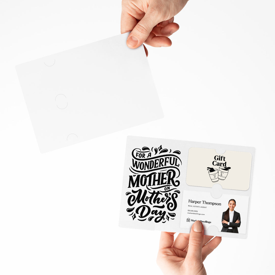 Set of Mother's Day Gift Card & Business Card Holder Mailer | Envelopes Included | M8-M008