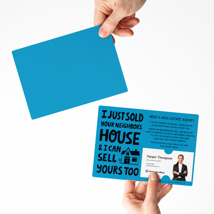 Set of "I Just Sold Your Neighbor's House" Mailer | Envelopes Included | M80-M003 Mailer Market Dwellings