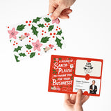A Round Of Santa-Plause To Thank You For Your Business! | Mailers with Envelopes Mailer Market Dwellings