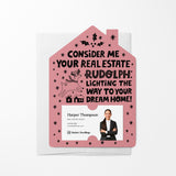 Consider Me Your Real Estate Rudolph: Lighting The Way To Your Dream Home. | Christmas Winter | Real Estate Mailers with Envelopes Mailer Market Dwellings
