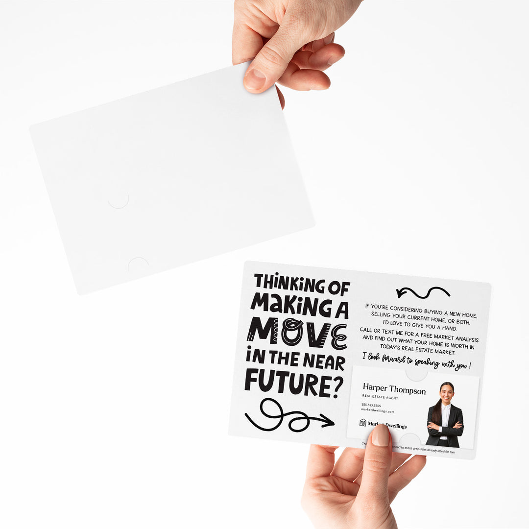 Set of "Making a Move Real Estate" Mailers | Envelopes Included | M82-M003 Mailer Market Dwellings