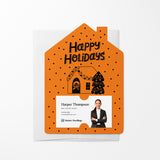 Happy Holidays | Christmas Winter | Real Estate Mailers with Envelopes Mailer Market Dwellings