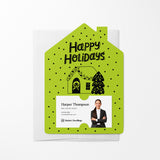 Happy Holidays | Christmas Winter | Real Estate Mailers with Envelopes Mailer Market Dwellings