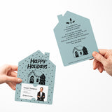 Happy Holidays | Christmas Winter | Real Estate Mailers with Envelopes Mailer Market Dwellings