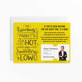 The Housing Market is Hot and Inventory is Low | Real Estate Mailers with Envelopes Mailer Market Dwellings LEMON 10