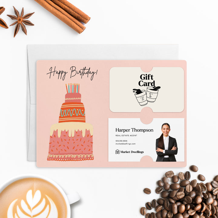 Set of Happy Birthday | Mailers | Envelopes Included | M85-M008-AB Mailer Market Dwellings