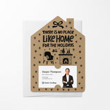 There Is No Place Like Home For The Holidays | Christmas Winter | Real Estate Mailers with Envelopes Mailer Market Dwellings KRAFT 10
