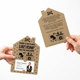 There Is No Place Like Home For The Holidays | Christmas Winter | Real Estate Mailers with Envelopes Mailer Market Dwellings