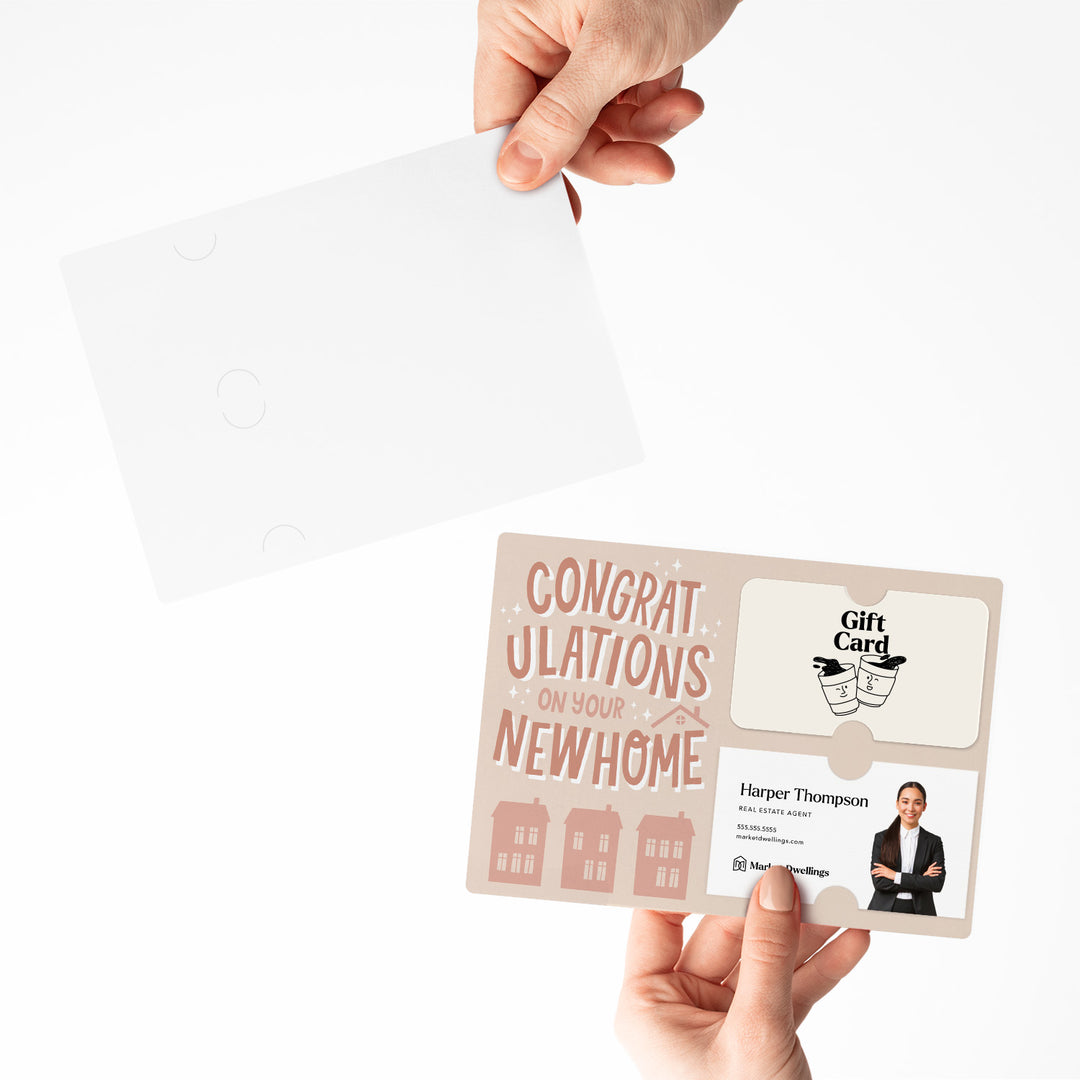 Set of Congratulations On Your New Home | Mailers | Envelopes Included | M87-M008-AB Mailer Market Dwellings