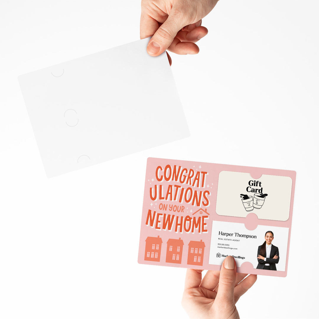 Set of Congratulations On Your New Home | Mailers | Envelopes Included | M87-M008-AB Mailer Market Dwellings