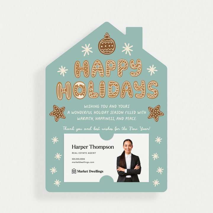 Set of Happy Holidays | Christmas Mailers | Envelopes Included | M89-M001 Mailer Market Dwellings   