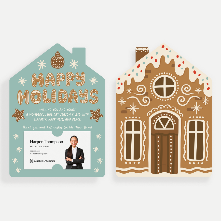 Set of Happy Holidays | Christmas Mailers | Envelopes Included | M89-M001 Mailer Market Dwellings   