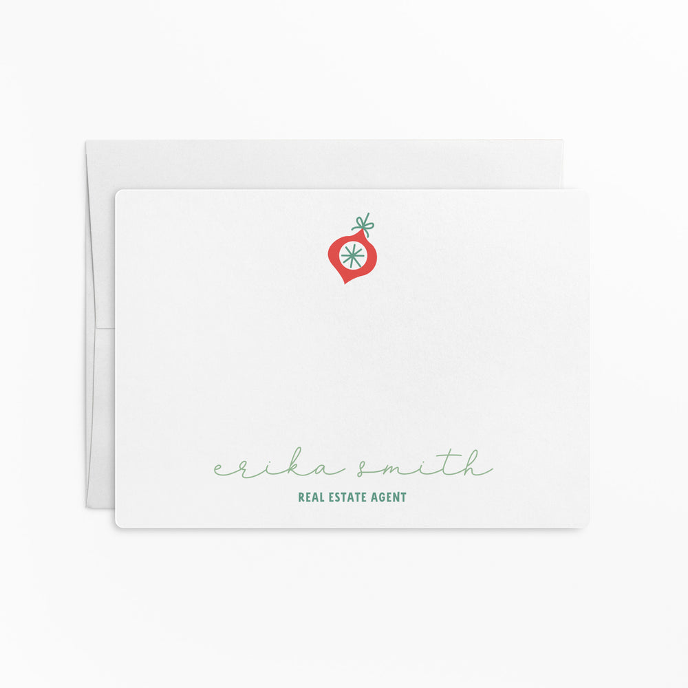 Stationery Merry and Bright Holiday Notecards | Notecards with Envelopes Notecards Market Dwellings