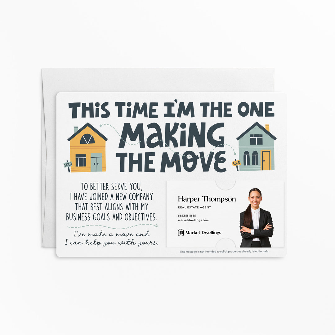 Set of Moving Companies / Brokerages Mailers | Envelopes Included | M91-M003 Mailer Market Dwellings