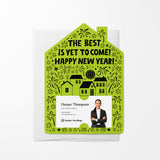 The Best Is Yet To Come! Happy New Year! | New Year | Real Estate Mailers with Envelopes Mailer Market Dwellings