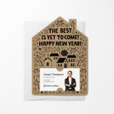 The Best Is Yet To Come! Happy New Year! | New Year | Real Estate Mailers with Envelopes Mailer Market Dwellings KRAFT 10
