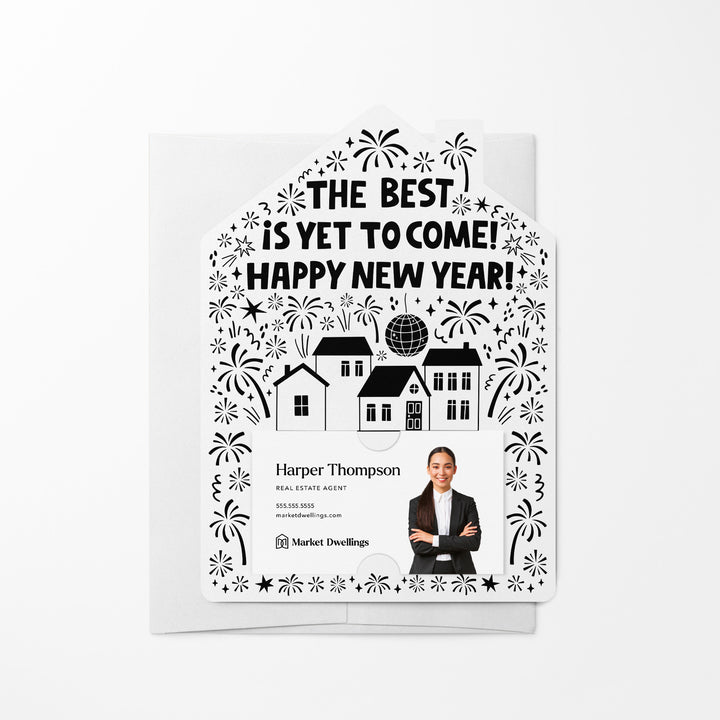 Set of The Best Is Yet To Come! Happy New Year! | New Year Mailers | Envelopes Included | M91-M001