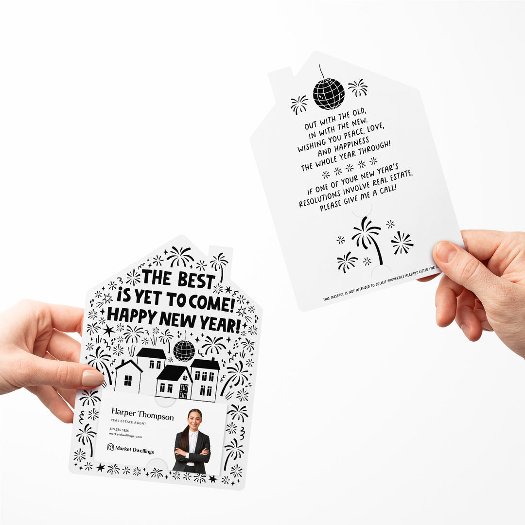 Set of The Best Is Yet To Come! Happy New Year! | New Year Mailers | Envelopes Included | M91-M001