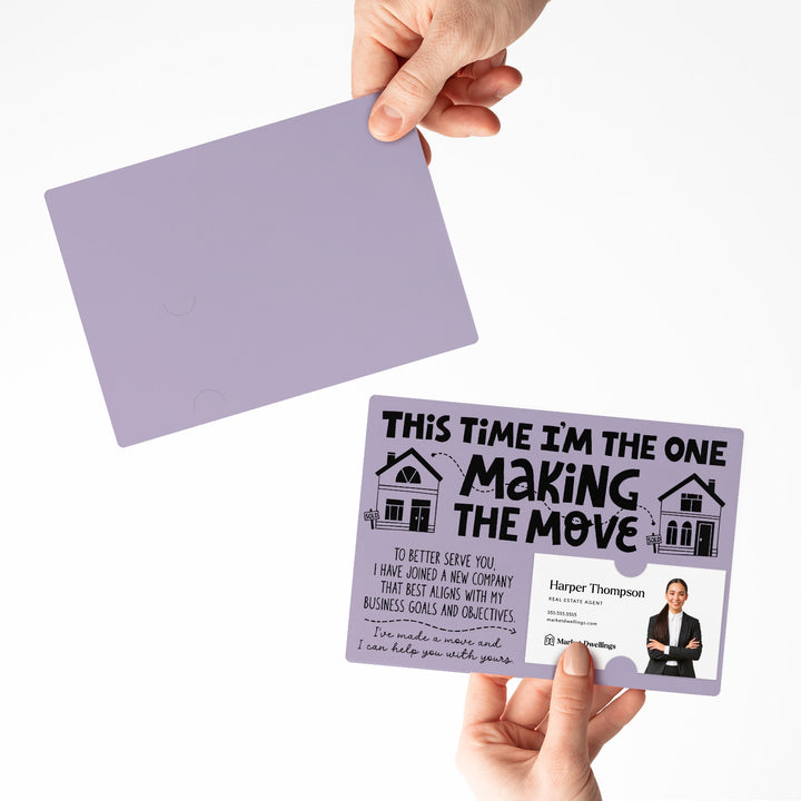 Set of "This Time I'm the One Making the Move" Mailer | Envelopes Included | M92-M003 Mailer Market Dwellings