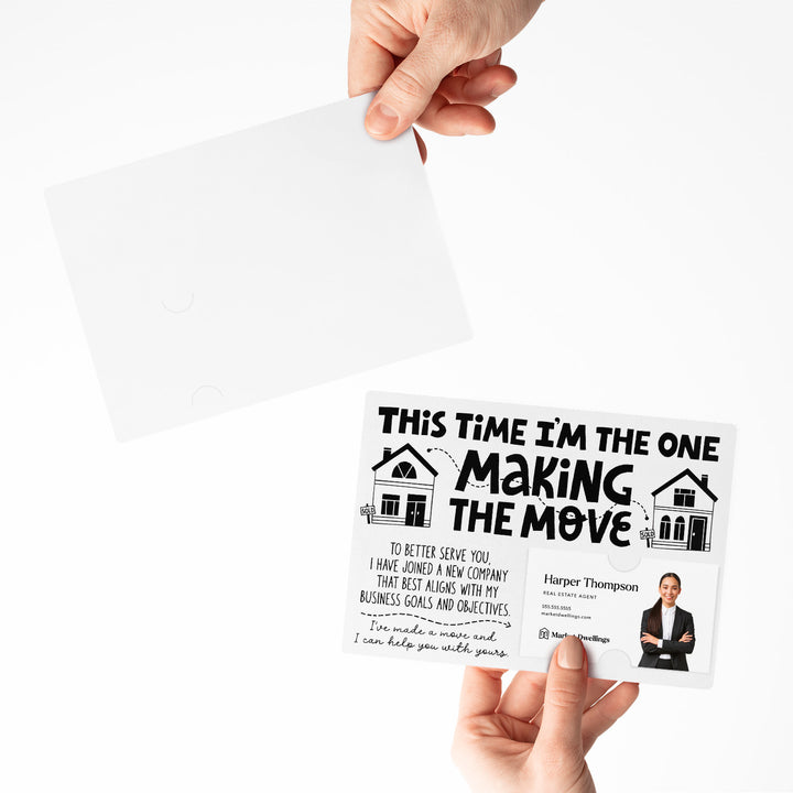 Set of "This Time I'm the One Making the Move" Mailer | Envelopes Included | M92-M003 Mailer Market Dwellings