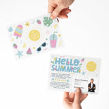 Hello Summer Neighbor | Real Estate Mailers with Envelopes Mailer Market Dwellings