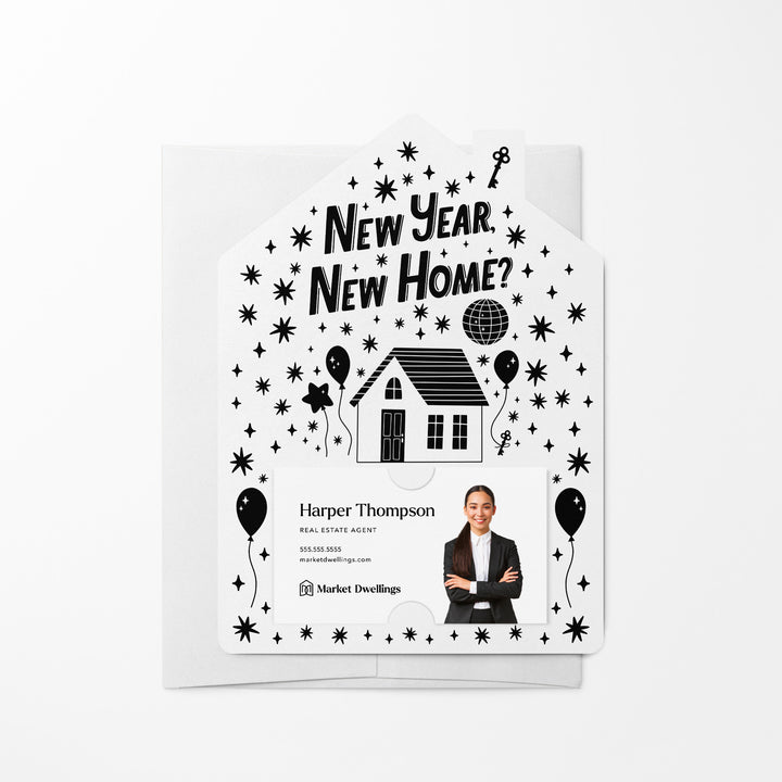 Set of New Year, New Home? | New Year Mailers | Envelopes Included | M95-M001