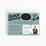 Quick Question Market Analysis Mailers for Real Estate Agents | Mailers with Envelopes Mailer Market Dwellings