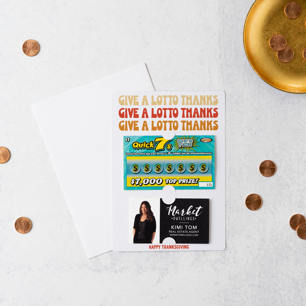 Set of Give Thanks | Thanksgiving Mailers | Envelopes Included | M53-M002 Mailer Market Dwellings   