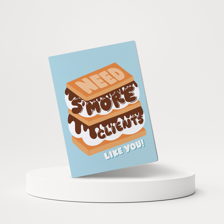 Set of Need S'more Clients Like You! | Summer Greeting Cards | Envelopes Included | 134-GC001 Greeting Card Market Dwellings   