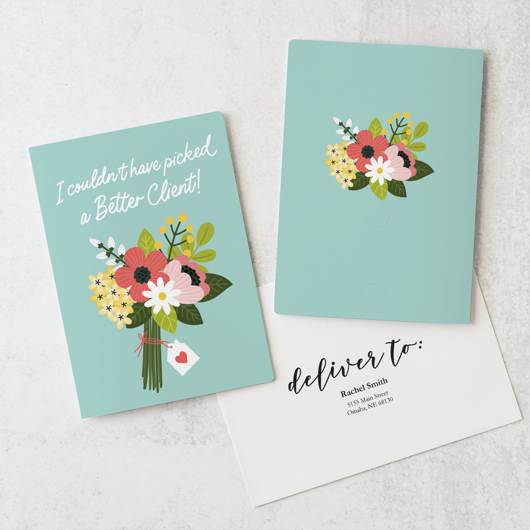 Set of I Couldn't Have Picked A Better Client! | Spring Greeting Cards | Envelopes Included | 64-GC001 - Market Dwellings