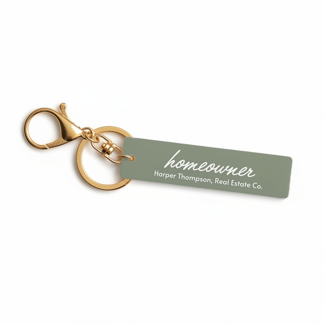 Customizable Homeowner Keychains