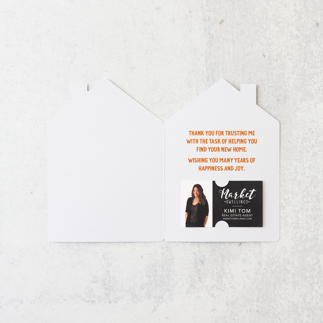 Set of Yay! You bought a House! | Greeting Cards | Envelopes Included | 172-GC002-AB Greeting Card Market Dwellings   