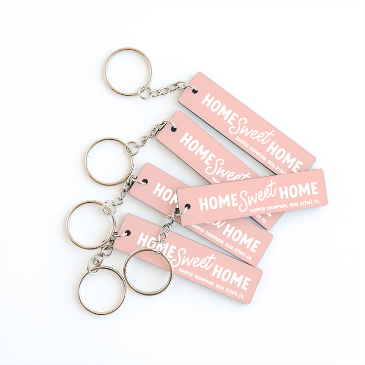 Customizable Home Sweet Home Keychains