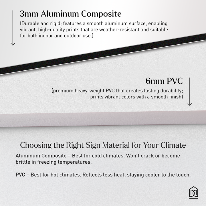 18" x 24" Hanging Sign Panel