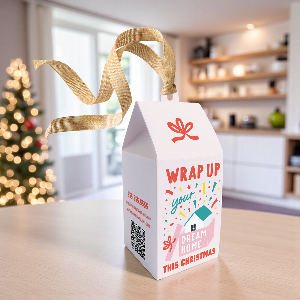 Wrap Up Your Dream Home This Christmas Pop By Box | Real Estate | 24-BX1-AB Holiday Pop By Box Market Dwellings