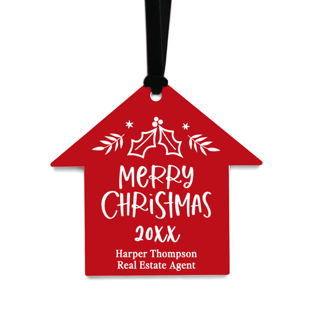 Customizable | Merry Christmas Ornaments