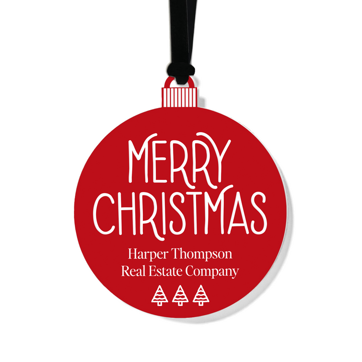 Customizable | Merry Christmas Ornament