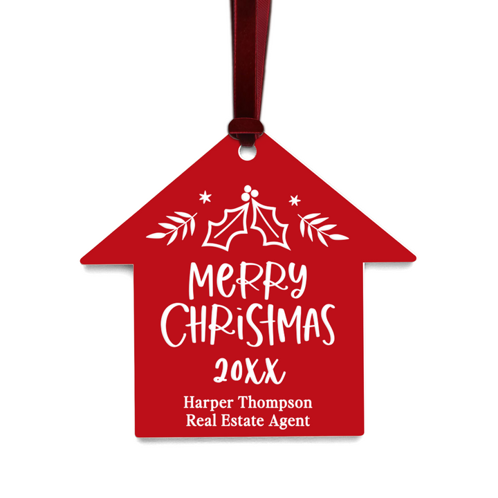 Customizable | Merry Christmas Ornaments