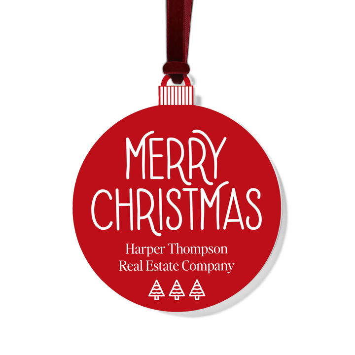 Customizable | Merry Christmas Ornament