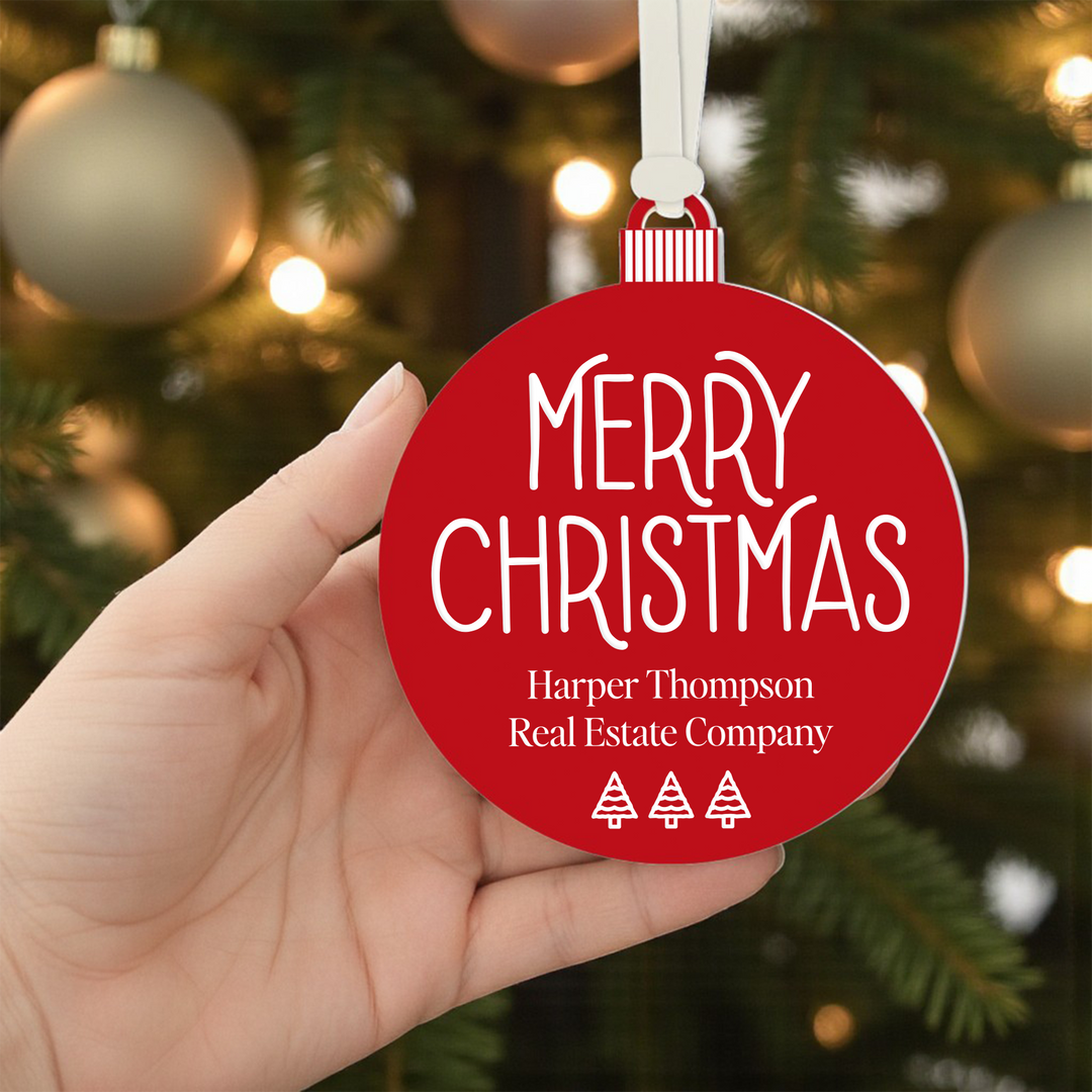 Customizable | Merry Christmas Ornament