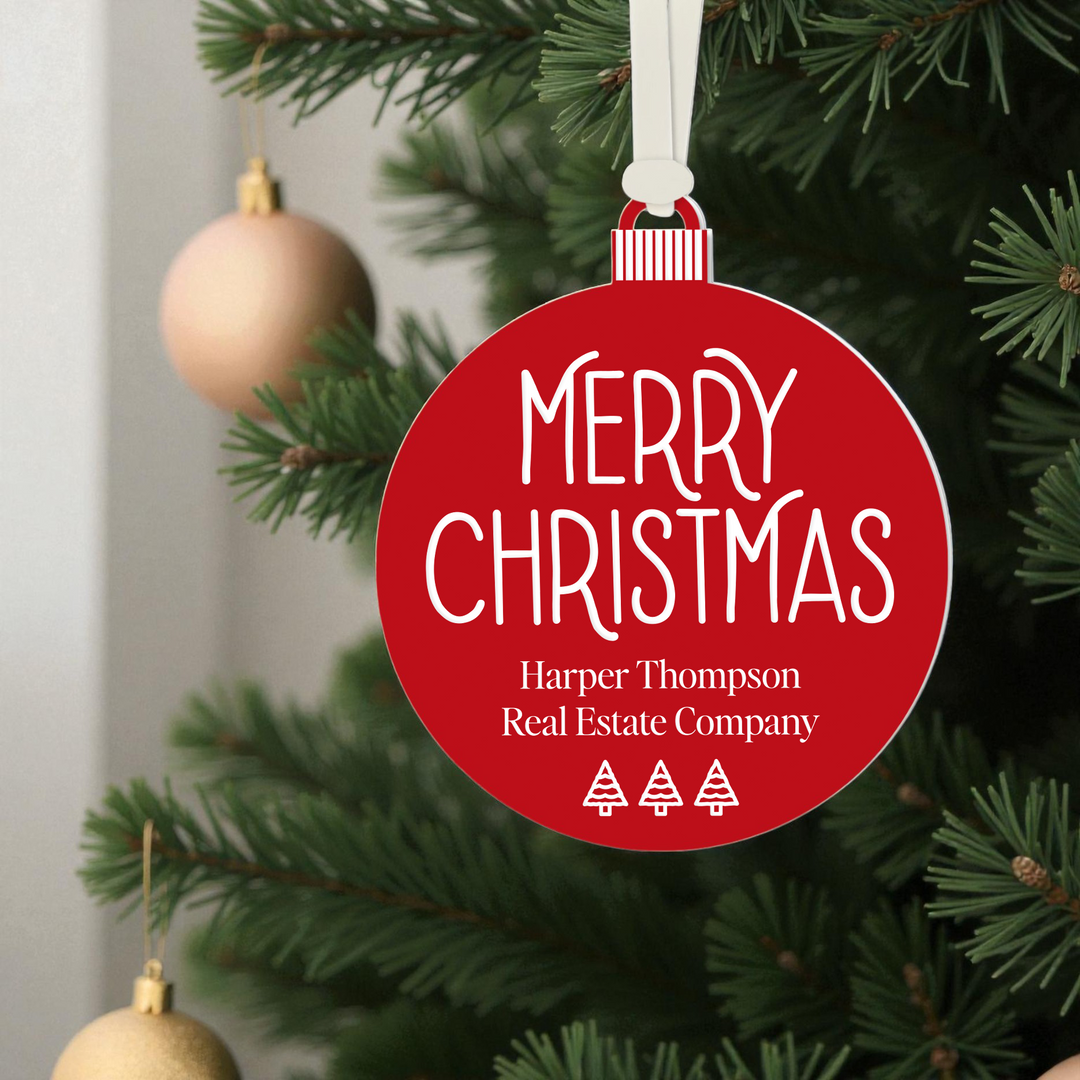 Customizable | Merry Christmas Ornament