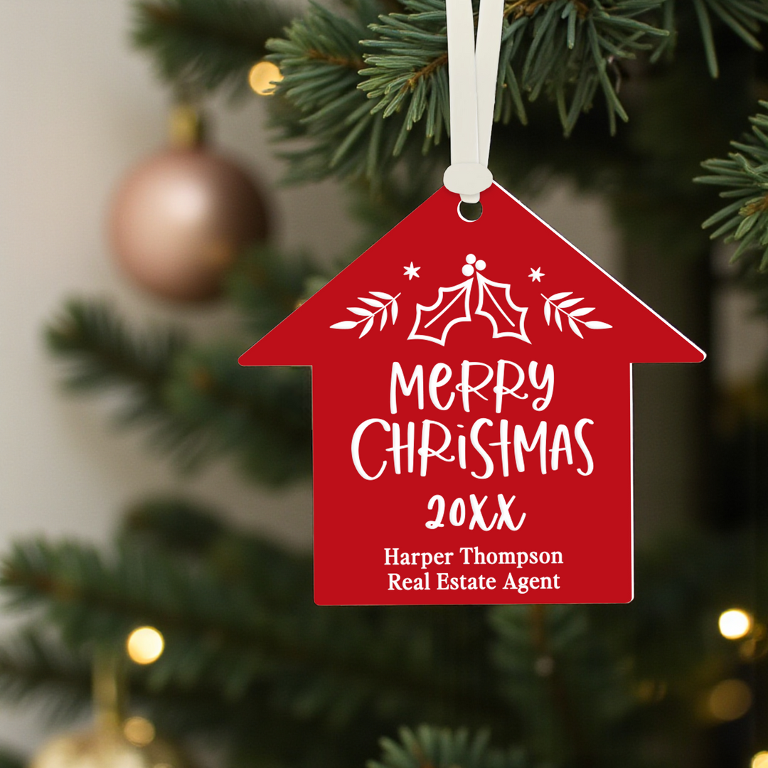 Customizable | Merry Christmas Ornaments