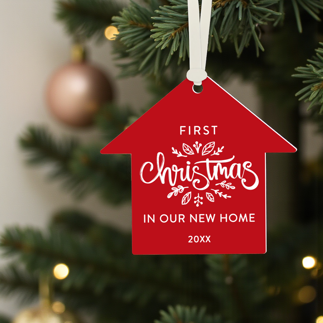 Customizable | First Christmas In Our New Home Ornament