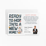 Ready to Hop Into a New Home? | Real Estate Mailers with Envelopes Mailer Market Dwellings
