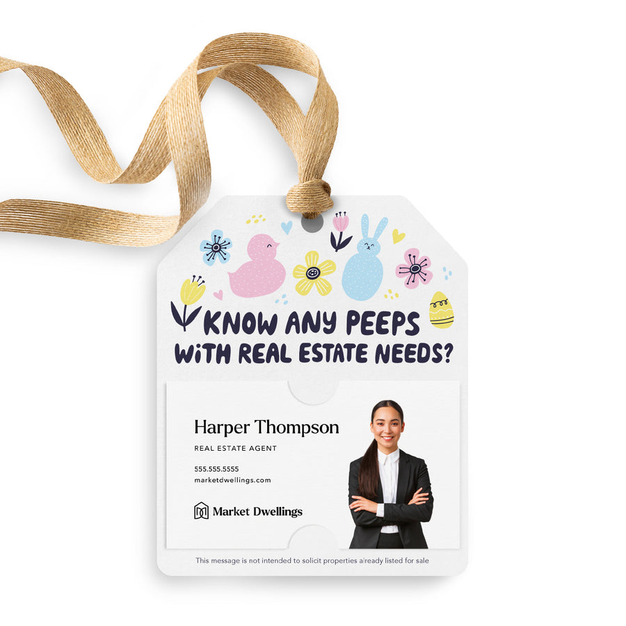 Know Any Peeps with Real Estate Needs? | Gift Tags Gift Tag Market Dwellings