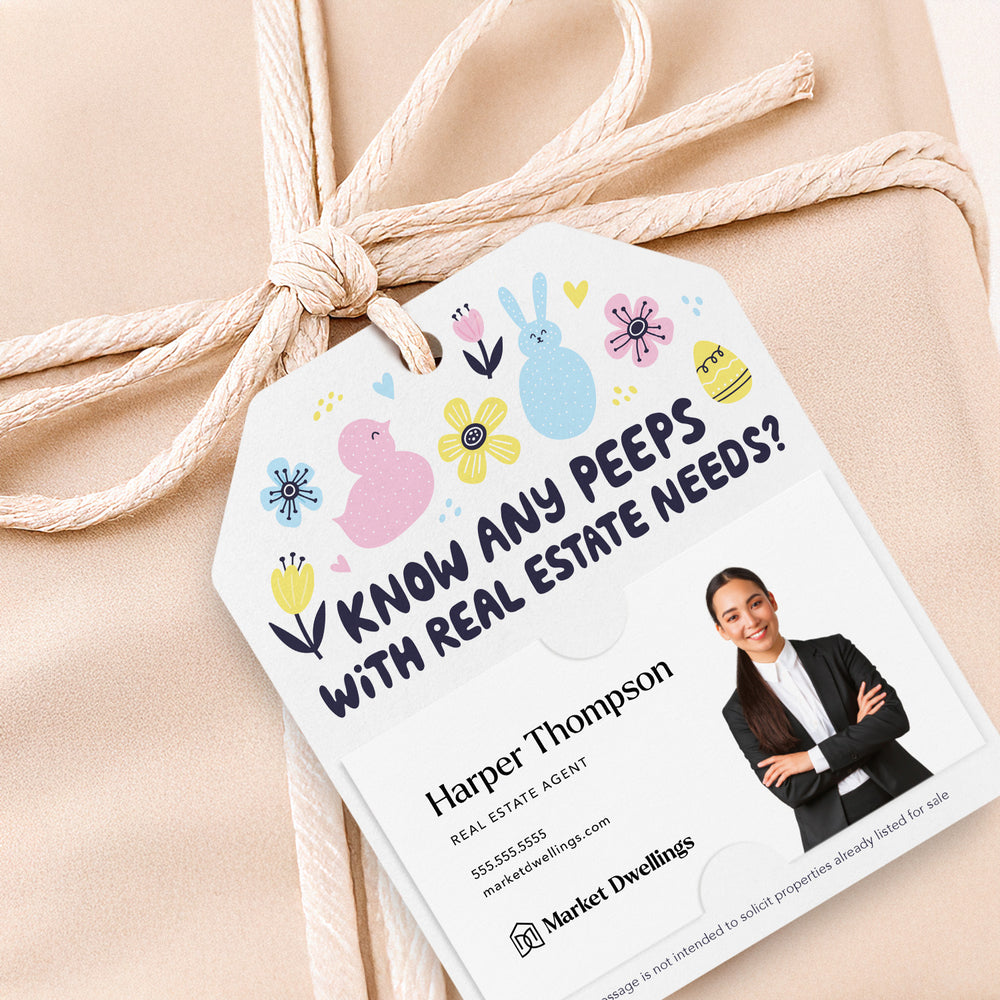 Know Any Peeps with Real Estate Needs? | Gift Tags Gift Tag Market Dwellings