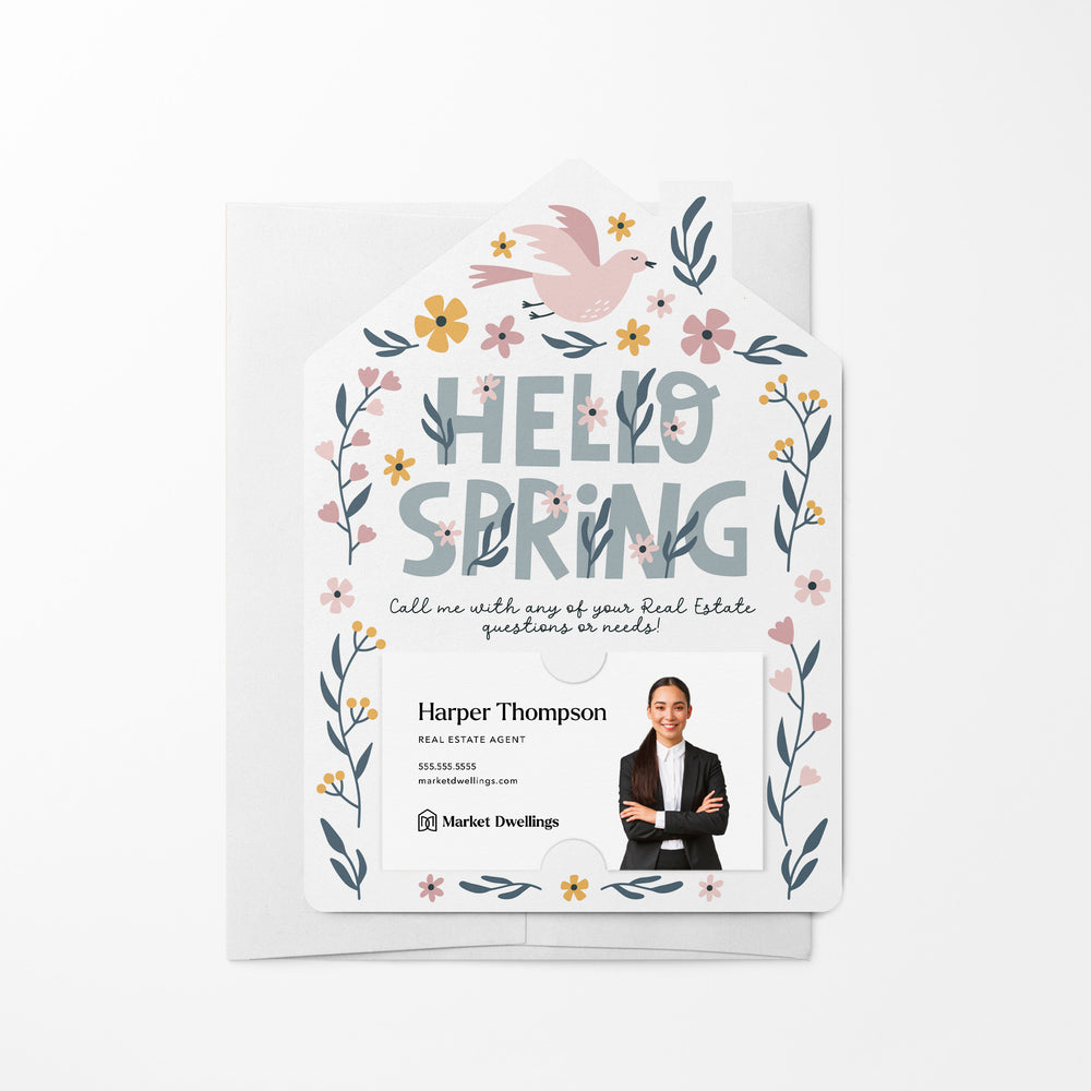 Spring Maintenance Checklist Real Estate Double-Sided Mailers | S3-M001 | Real Estate Mailers with Envelopes Mailer Market Dwellings