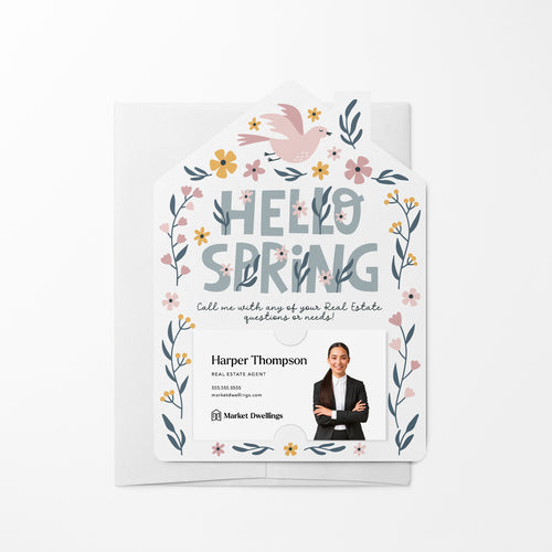 Spring Maintenance Checklist Real Estate Double-Sided Mailers | S3-M001 | Real Estate Mailers with Envelopes Mailer Market Dwellings