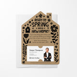 Ready to Spring into a New Home? Real Estate Mailers | S4-M001 | Real Estate Mailers with Envelopes Mailer Market Dwellings KRAFT 10